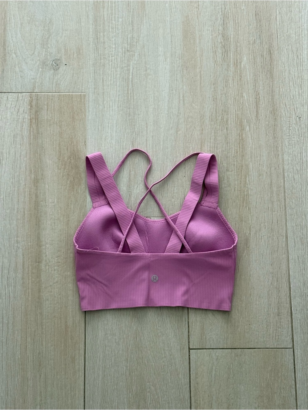 lululemon athletica Rose Pink Crossback Sports Bra